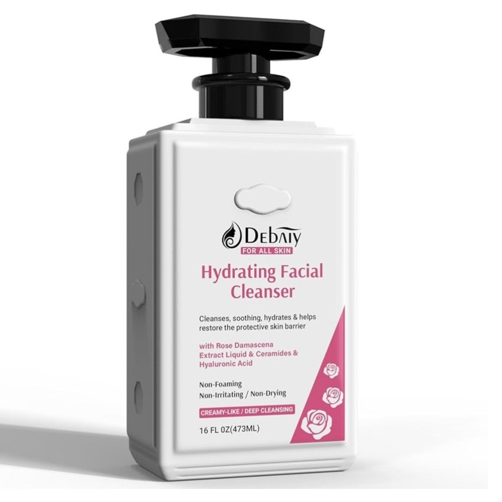 Debaiy Hydrating Facial Cleanser‎ 16 fl oz Ceramides Hyaluronic Acid, exp 12/26